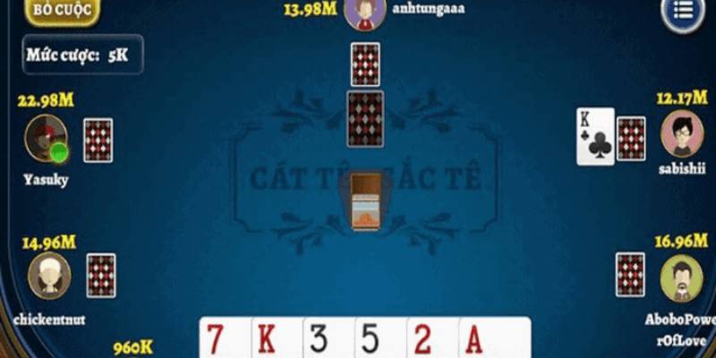 Chi tiết các quy định có trong game bài Catte 